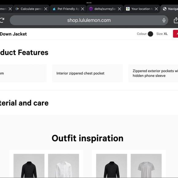 Lululemon Navigation down coat - Picture 6 of 11